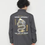 Coach Jacket Art Of Peace Dark Grey
